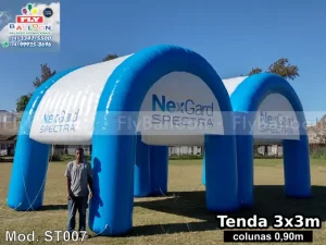stands infláveis promocionais nexgard spectra
